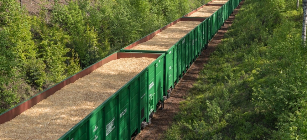 VR Group wood chip wagons