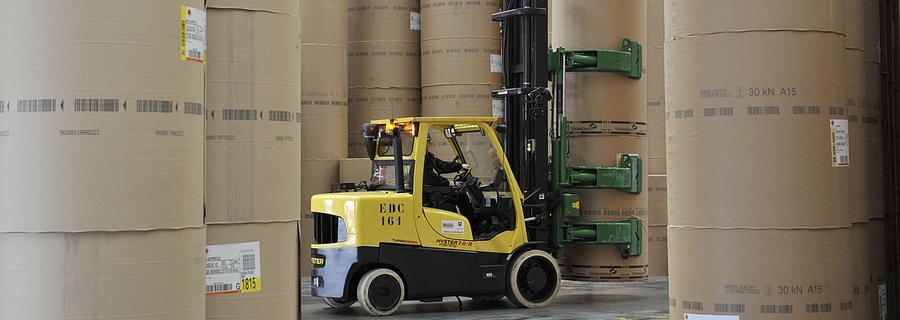 paper warehouse - forklift